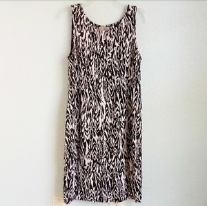 JM COLLECTION | Black & White Sleeveless Dr